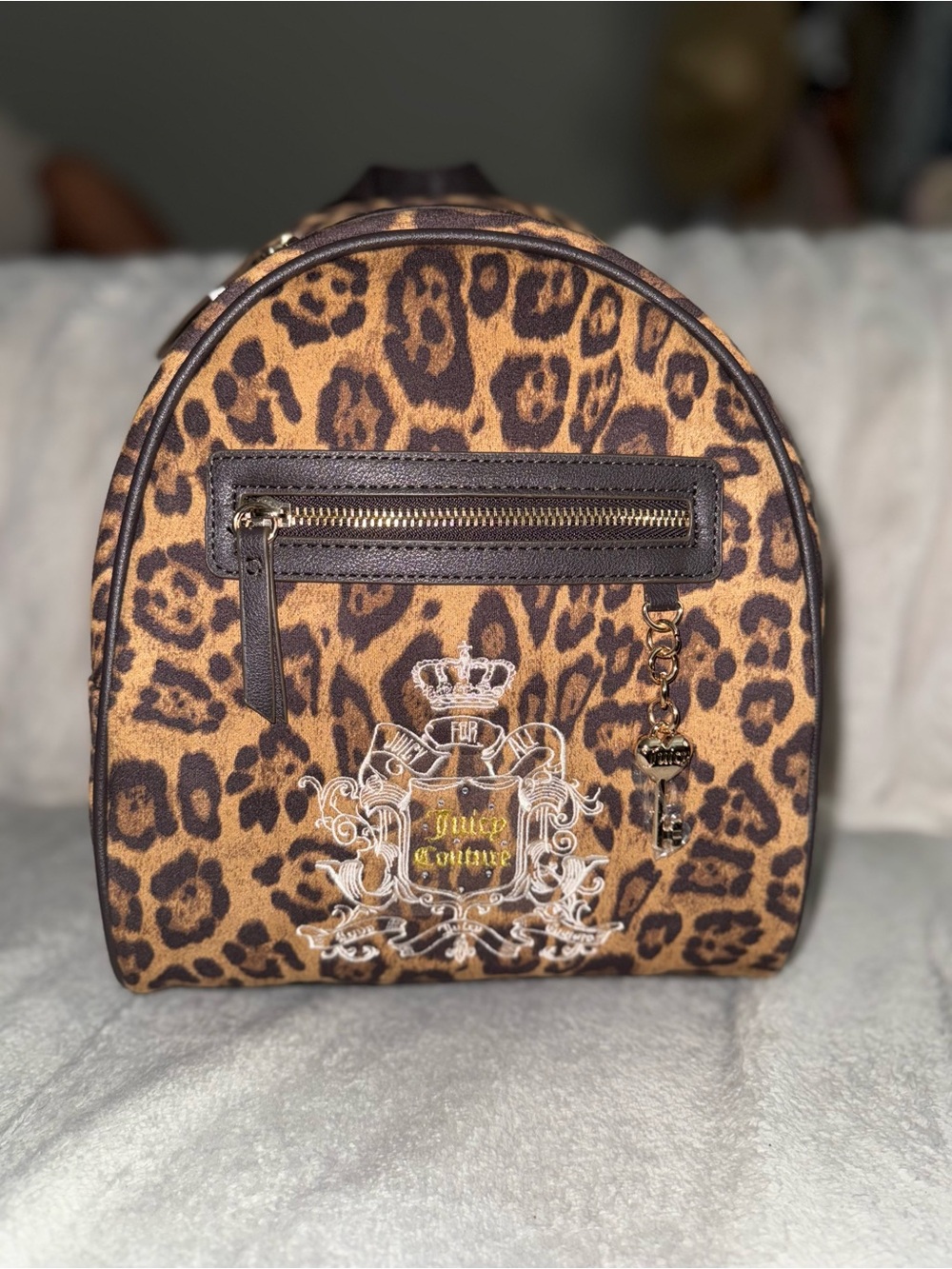 Juicy Couture Leopard Print Backpack